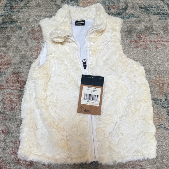 4t Nothface cozy swirl vest vintage white - Picture 1 of 2